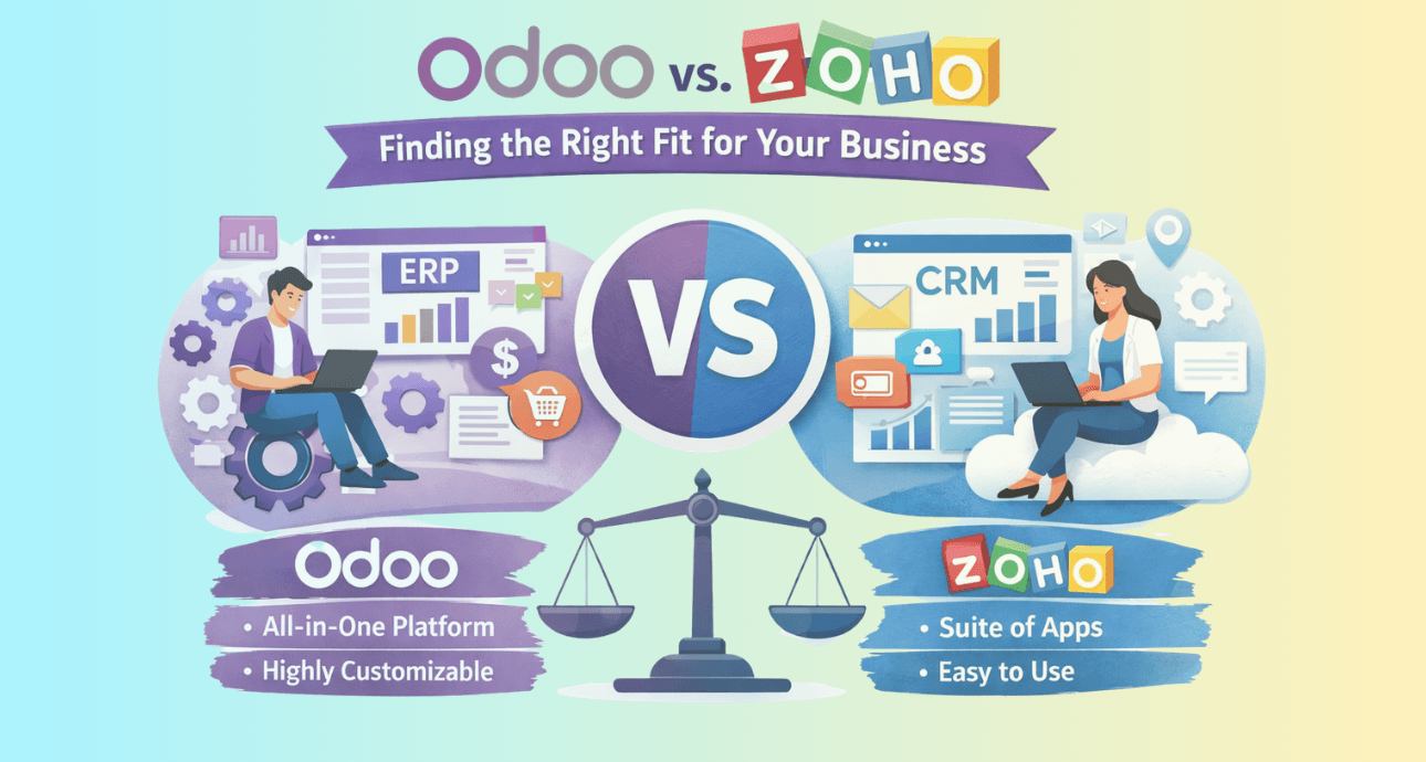 Odoo vs Zoho: Finding the Right ERP for Your Business